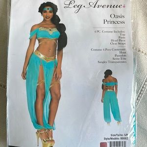 Tried on never worn Leg Avenue (Jasmine) Oasis Princess Halloween Costume